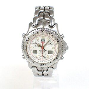 TAG HEUER Logo SEL Wrist watch CG1111-0 Quartz Stainless Steel Silver 71LC518